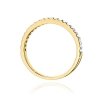 Pierścionek złoty 585 diamenty naturalne 0,18ct W0531